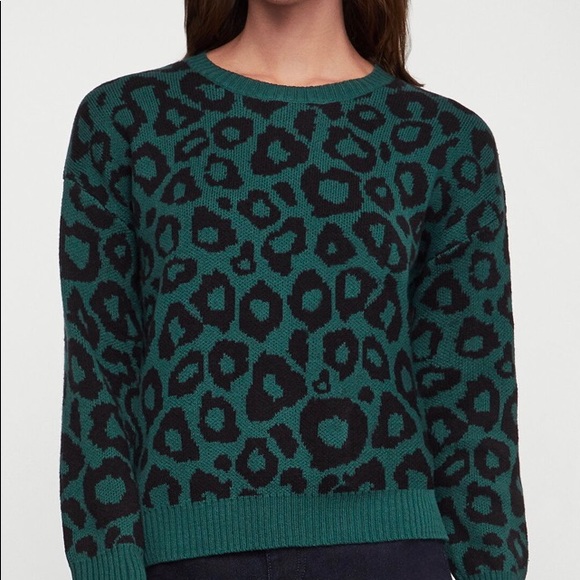 BCBGMaxAzria Sweaters - Leopard Sweater
